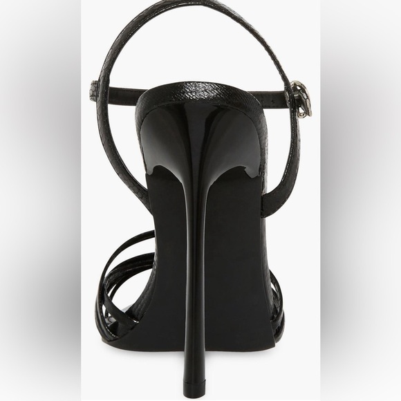 Steve Madden Black Wendy Pointed Toe Sandal - Size 8 - Picture 5 of 12